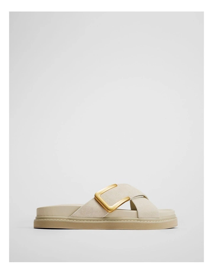 Tessa Sandal in Oat Milk image 1