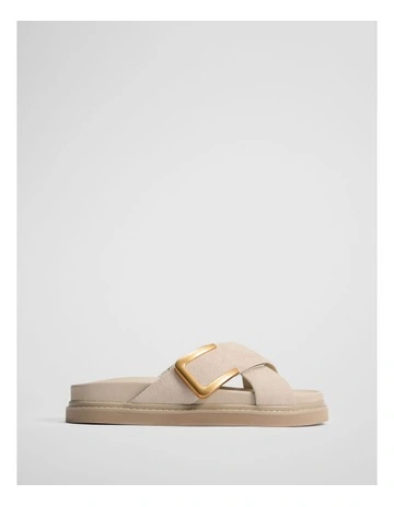 Tessa Sandal in Oat Milk
