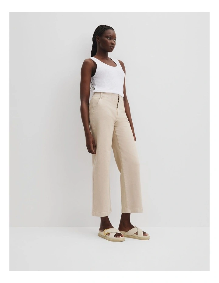Tessa Sandal in Oat Milk image 2