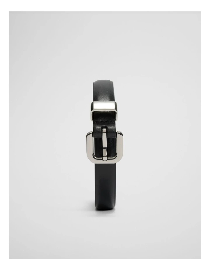 Bold Square Belt in Black image 1
