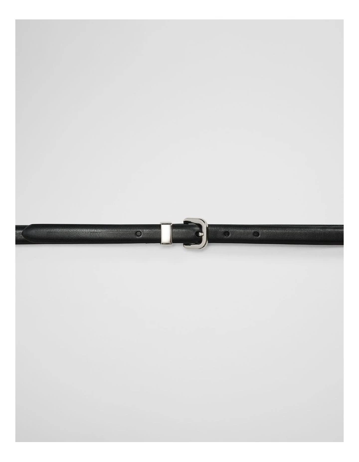 Bold Square Belt in Black image 3
