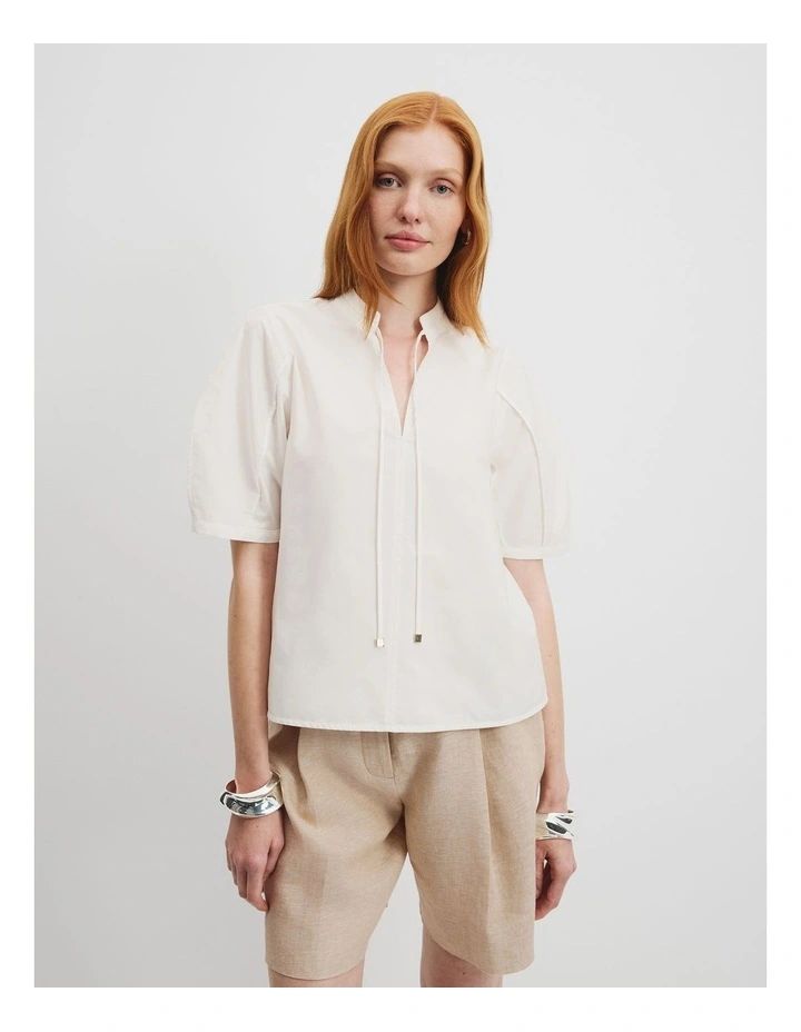 Seam Detail Popover in Antique White image 1