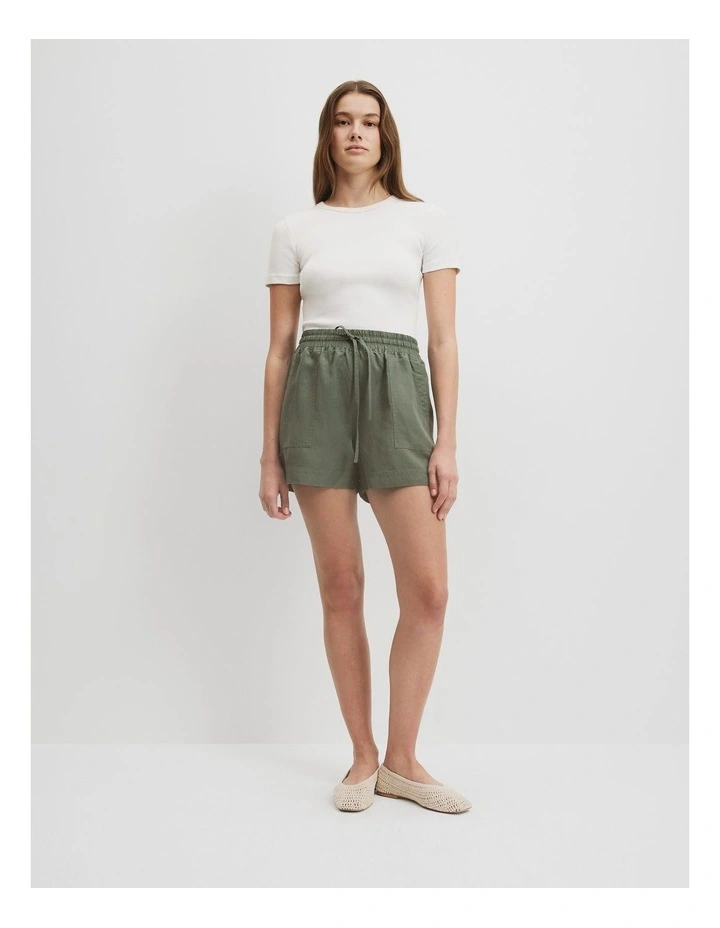 Patch Pocket Short in Pine image 1