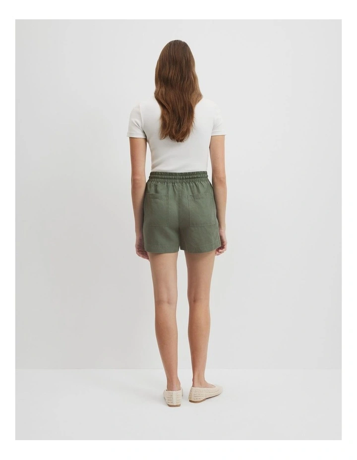 Patch Pocket Short in Pine image 4