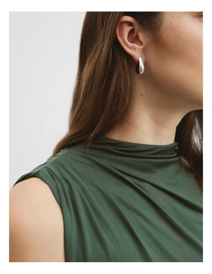 Cupro Jersey Tank in Pine image 2