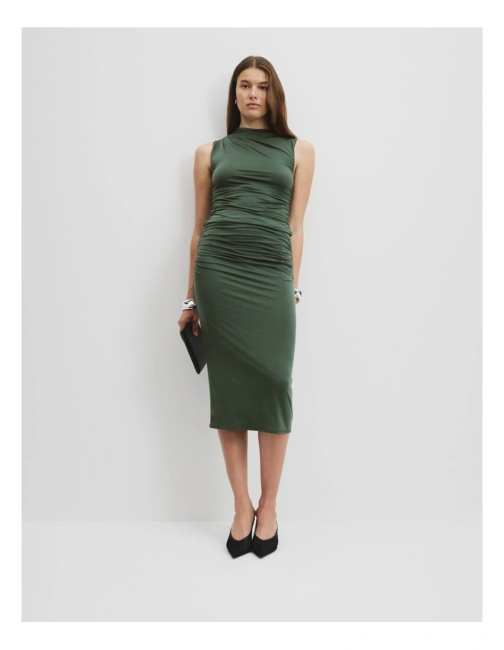 Cupro Jersey Tank in Pine image 3