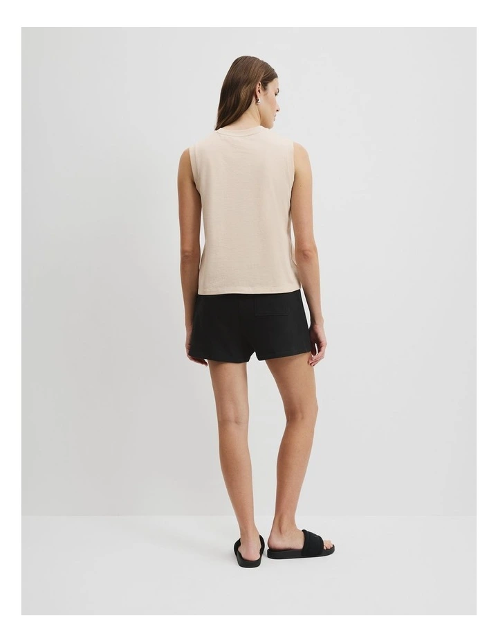 Australian Cotton CR Logo Tank in Sand image 4