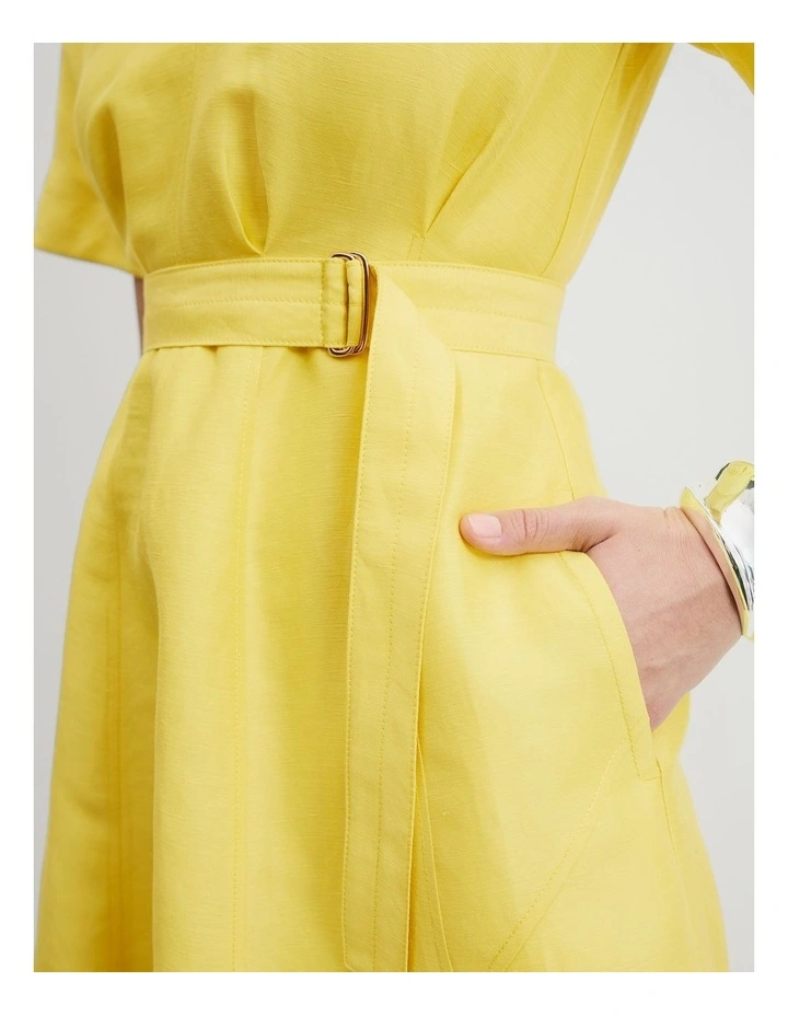 Panelled Midi Dress in Daisy image 2