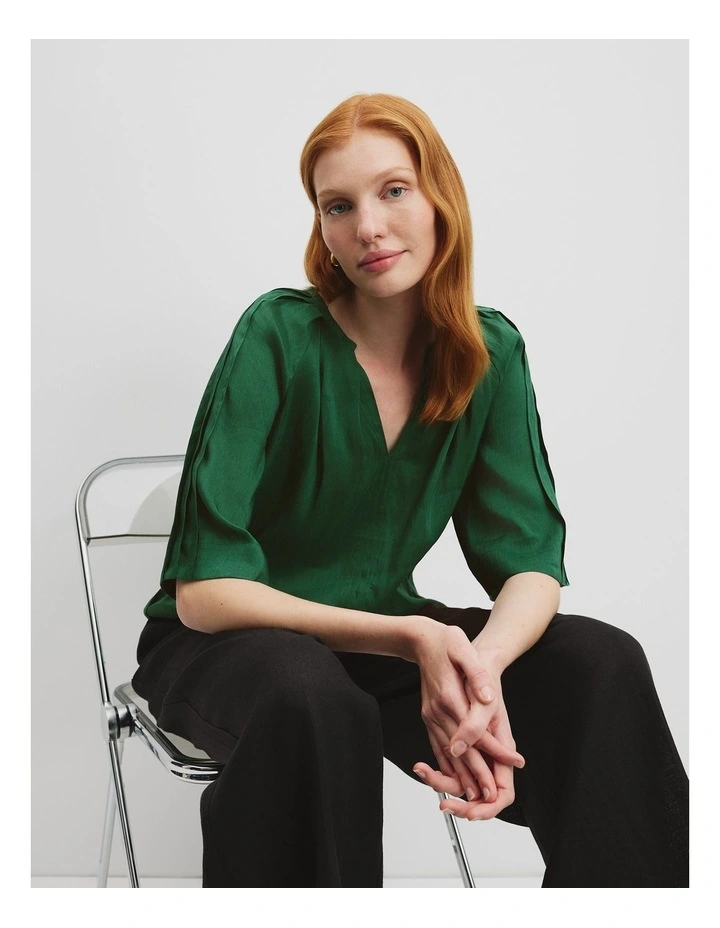 Short Sleeve Soft Popover in Jungle image 1