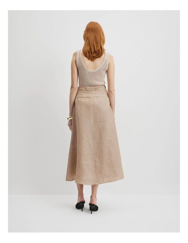 Utility Maxi Skirt in Chai image 4