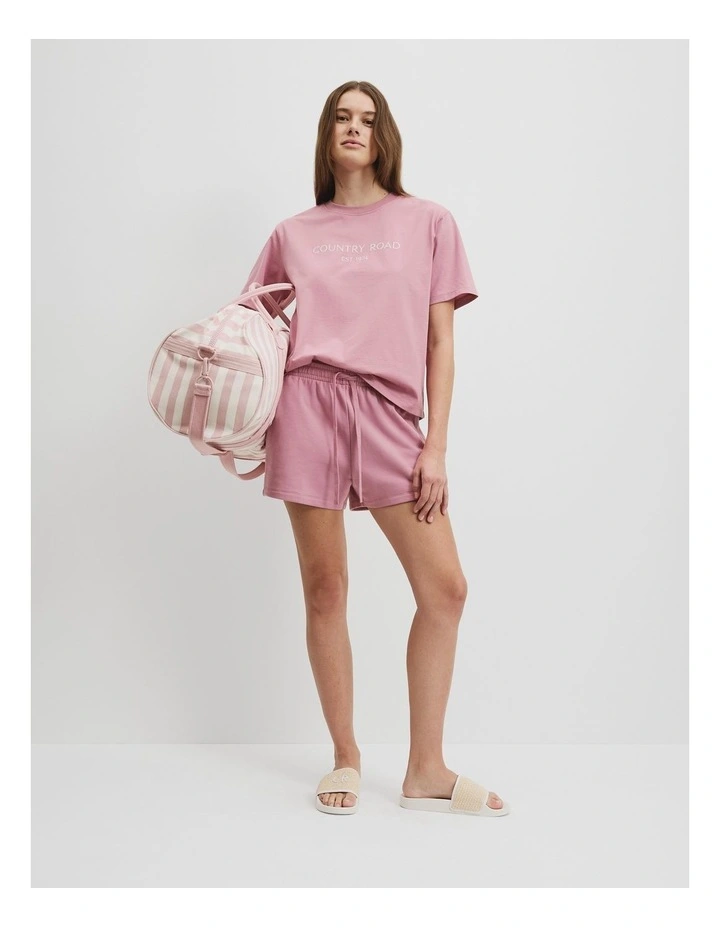 Australian Cotton CR Est. 1974 T-Shirt in Musk image 1