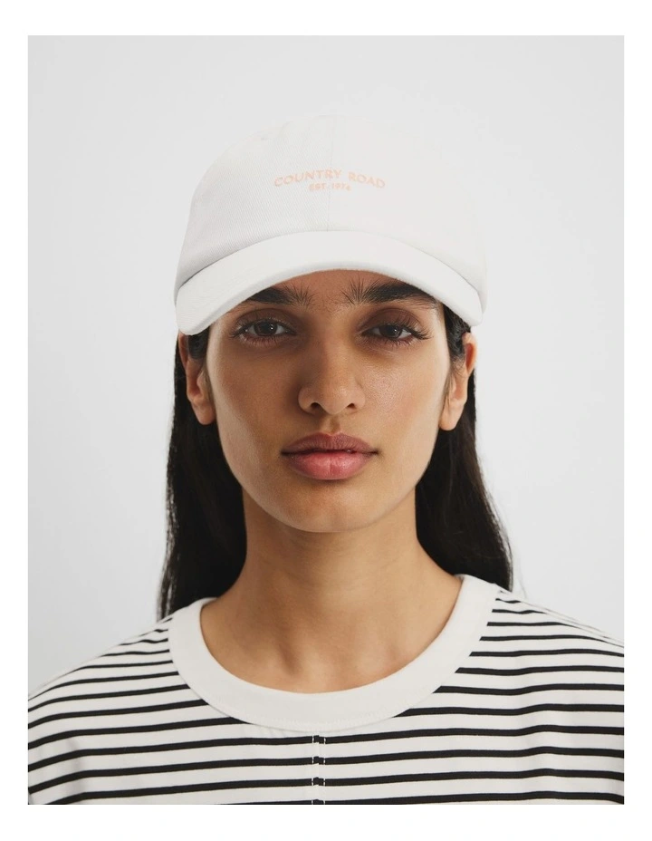 Australian Cotton Cr 50 Cap in White image 2