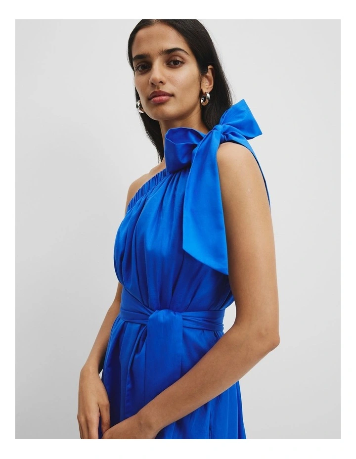 Trapeze Maxi Dress in Marine image 1