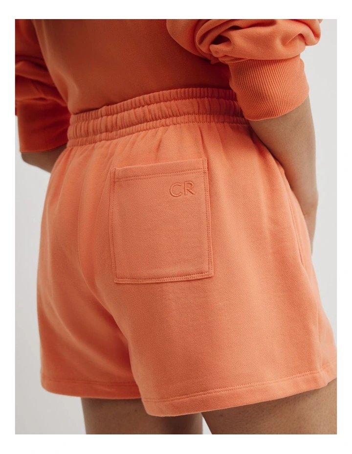 Australian Cotton Heritage Sweat Short in Melon image 3