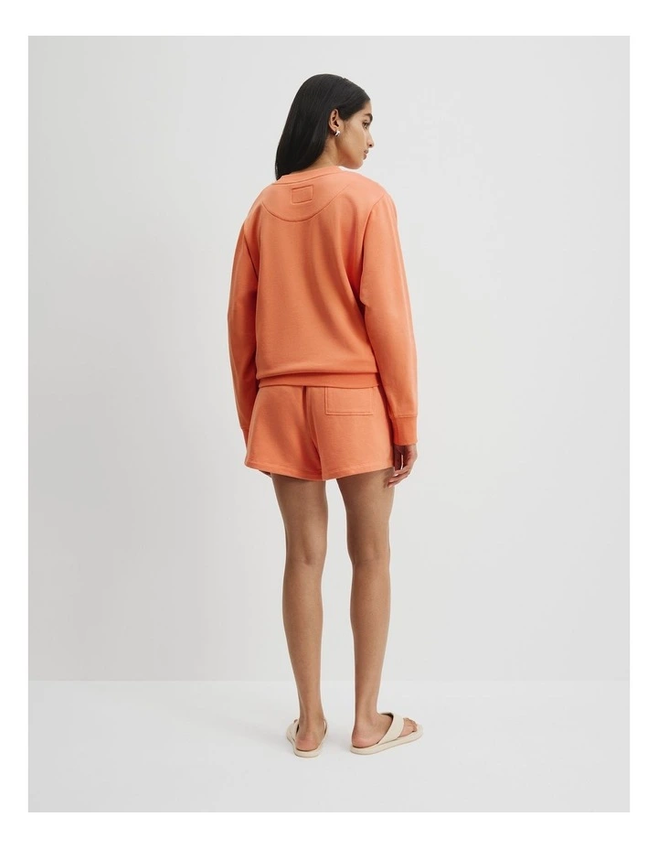 Verified Australian Cotton Heritage Sweat in Melon image 4
