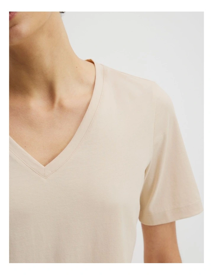 Country Road Australian Cotton Short Sleeve V-neck Relaxed T-shirt in ...