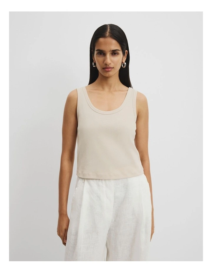 Australian Cotton Crop Tank in Sand image 1