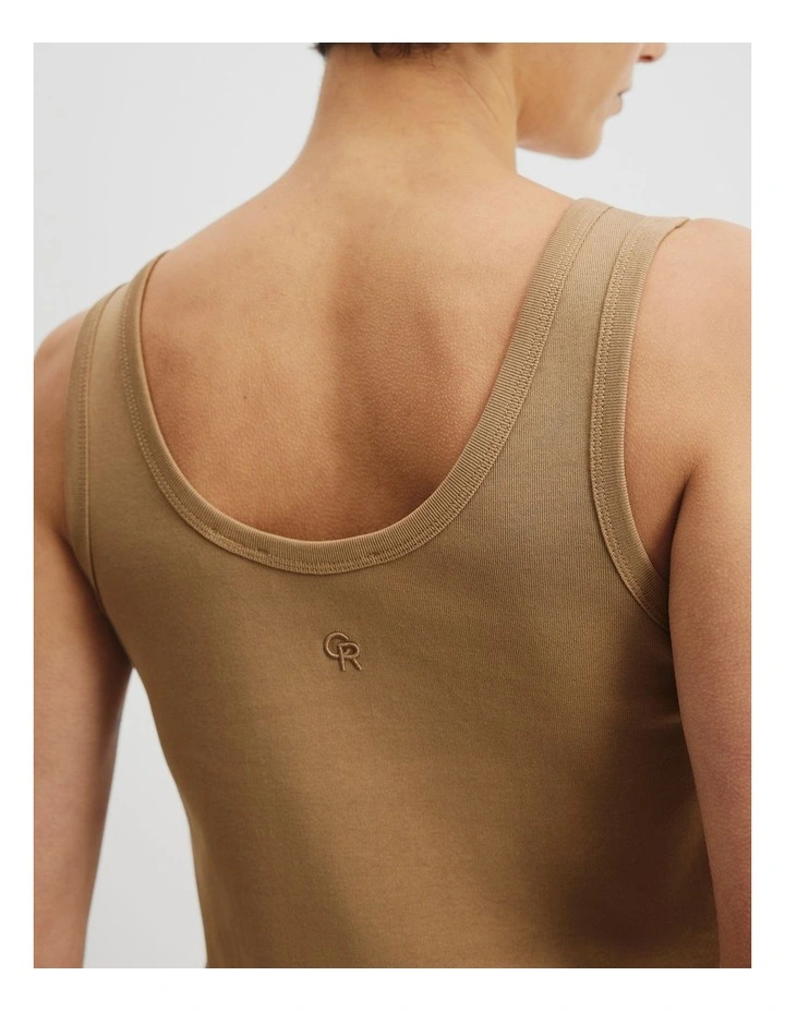 Australian Cotton Crop Tank in Chai image 2