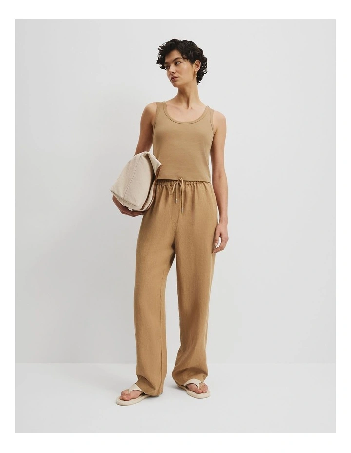 Australian Cotton Crop Tank in Chai image 3