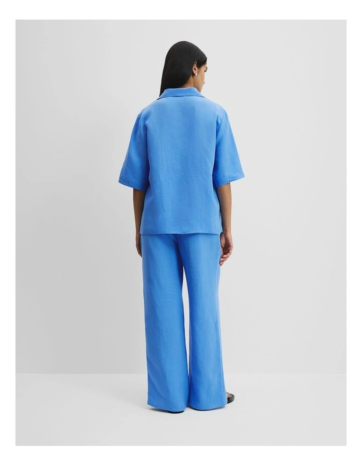 Relaxed Short Sleeve Shirt in Arctic Blue image 4