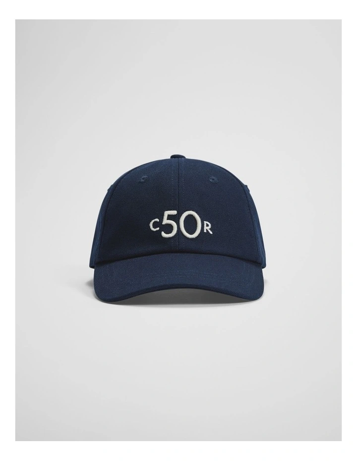 Australian Cotton Cr 50 Cap in Navy image 1
