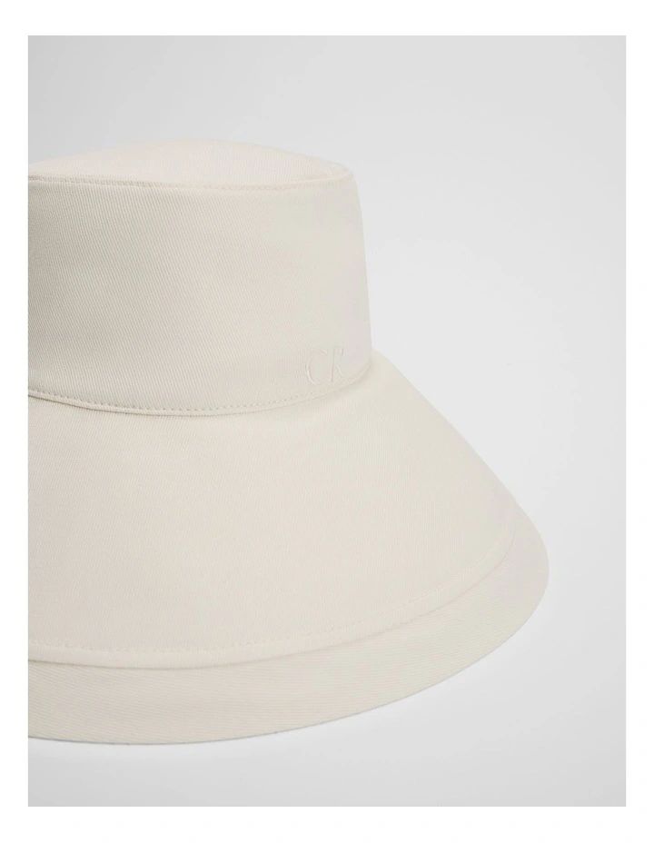 Wide Brim Bucket Hat in Natural image 3