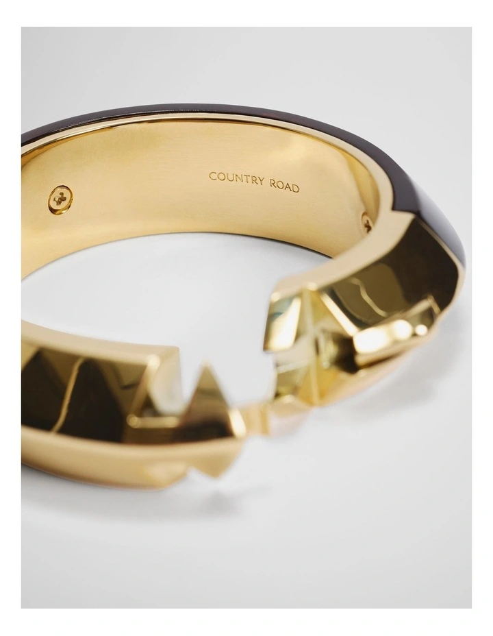 Resin Cuff in Gold image 3