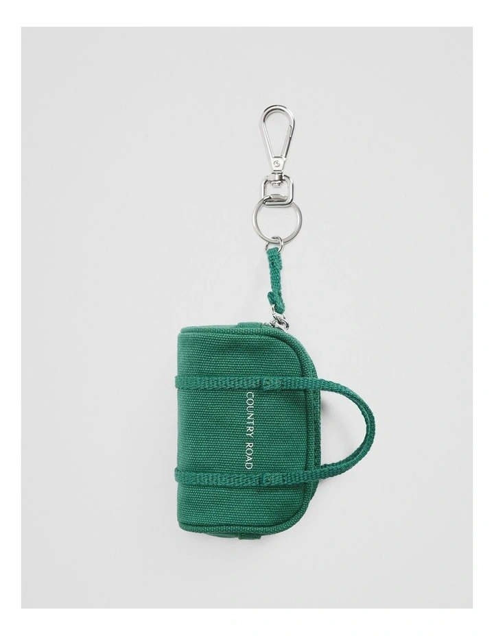 Australian Cotton Tote Keyring in Jungle image 1