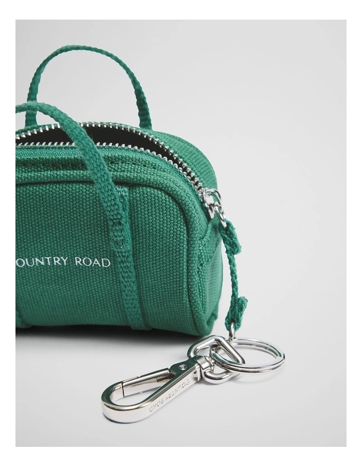 Australian Cotton Tote Keyring in Jungle image 2