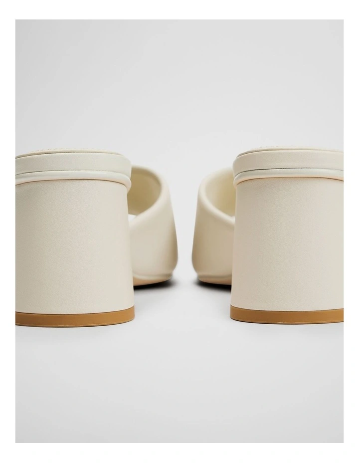Esther Mid Heel in Milk White image 4