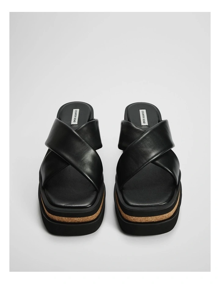 Marlie Flatform in Black image 3