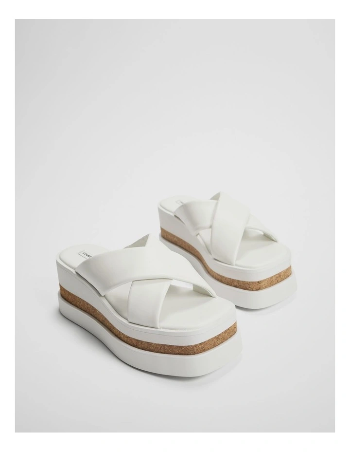 Marlie Flatform in Blanc image 3