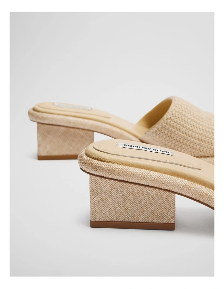 Molly Woven Heel in Natural image 3