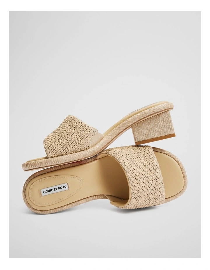 Molly Woven Heel in Natural image 4