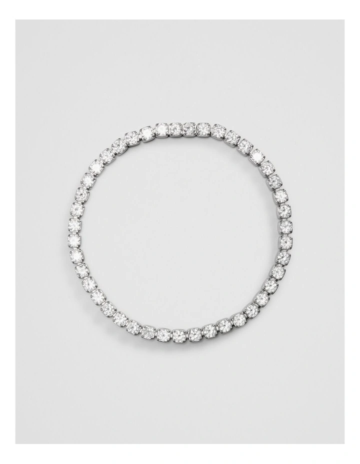 Crystal Necklace in Silver image 1