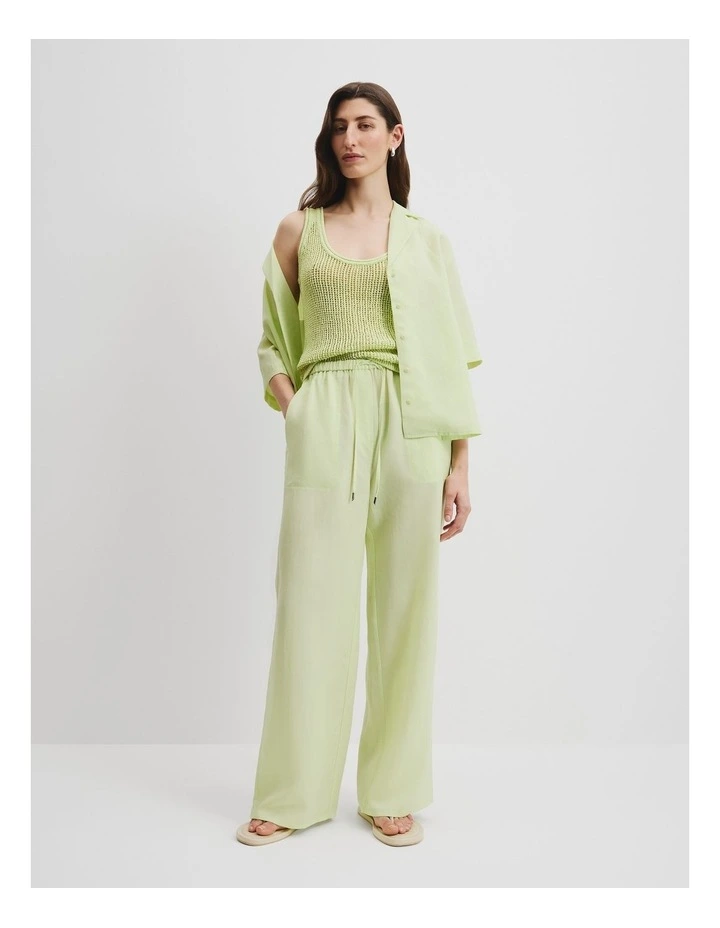 Relaxed Pull-on Pant in Apple image 1