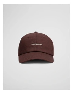 Mini Logo Cap in Bordeaux