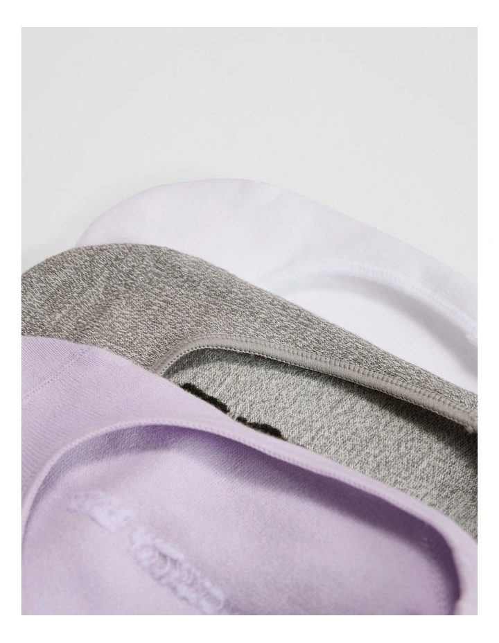 Australian Cotton Blend Sock Pack Of 3 in Wisteria image 2