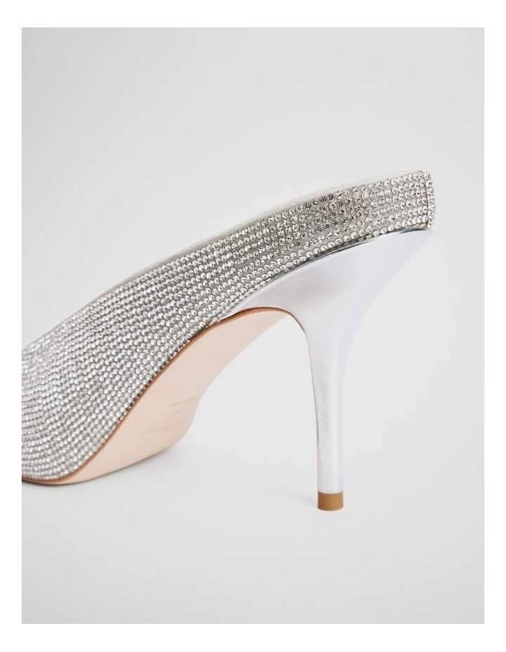 Kyra Sparkle Heel in Silver image 4