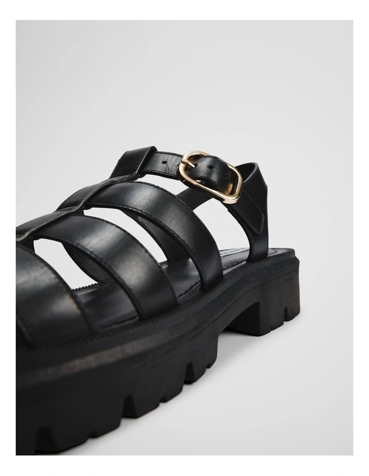 Morgan Sandal in Black image 4