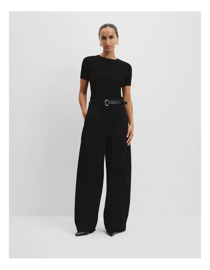 Tapered Drill Pant in Black image 1