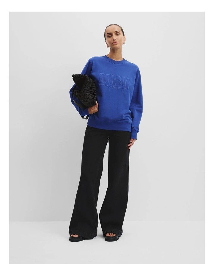 Verified Australian Cotton Heritage Sweat in Royal Blue image 1
