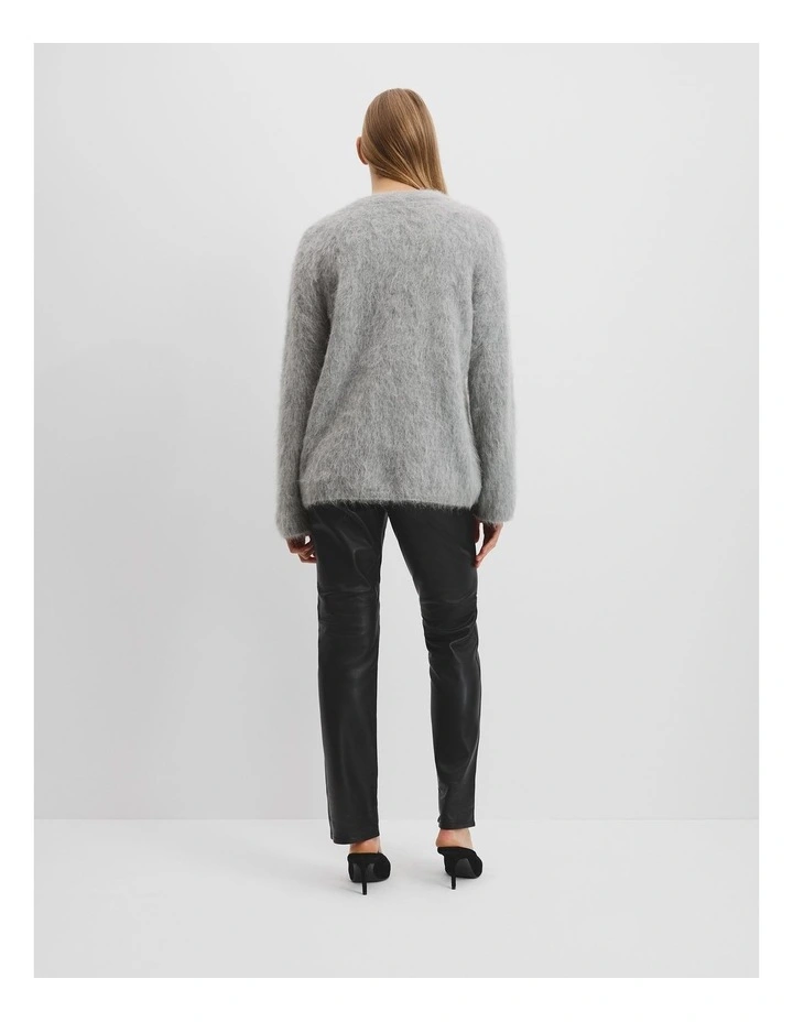 High Pile Sweater in Grey Marle image 4