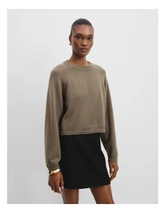Cotton Cashmere Knit in Dove