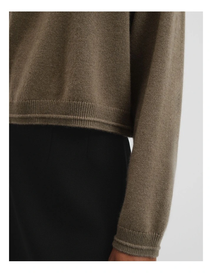 Cotton Cashmere Knit in Dove image 3
