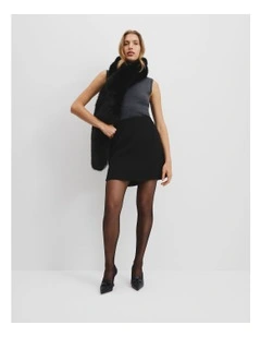 Soft Mini Skirt in Black