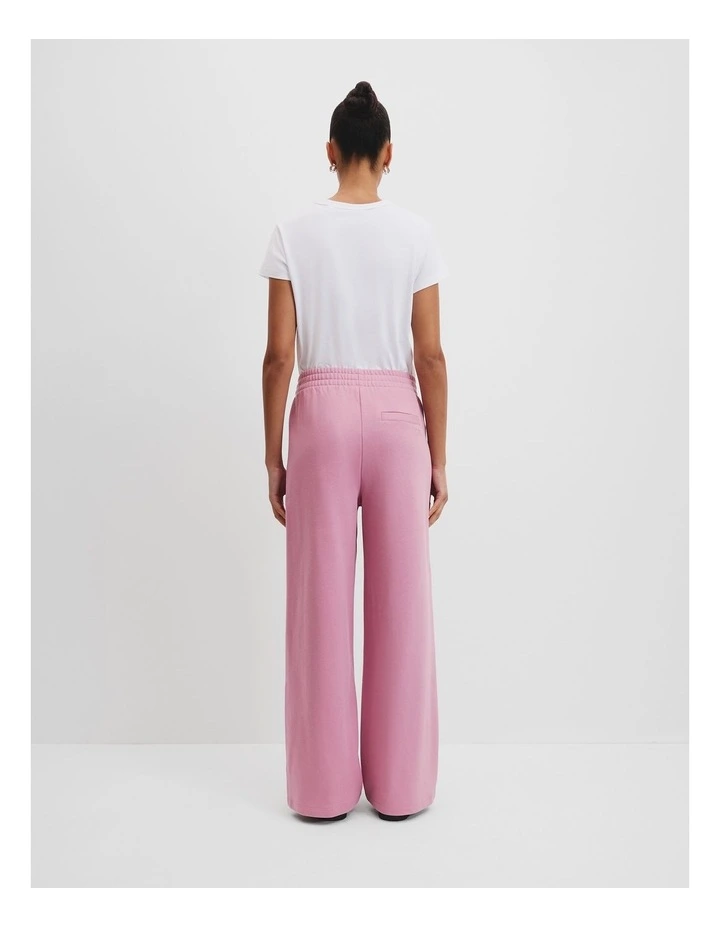 Towards Circularity Track Pant in Dusty Rose image 4