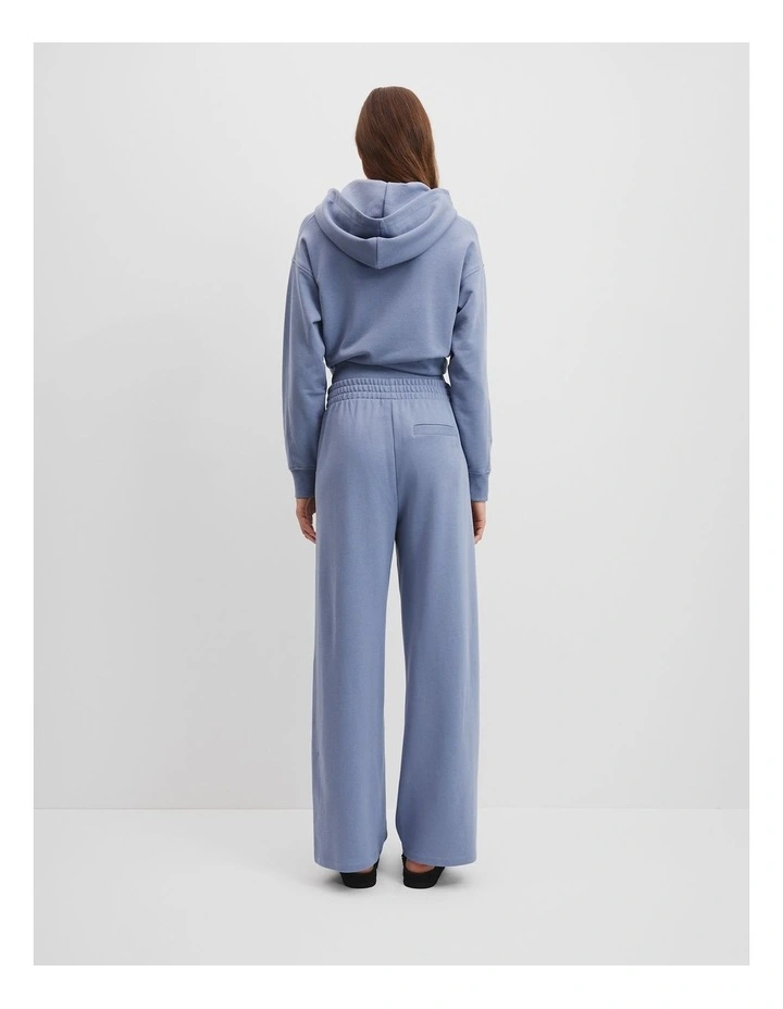 Towards Circularity Track Pant in Steel Blue image 4