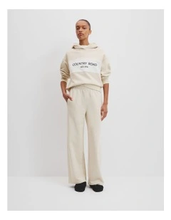 Towards Circularity Track Pant in Pebble