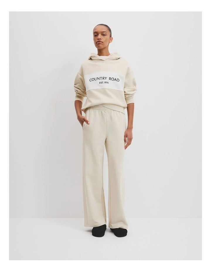 Towards Circularity Track Pant in Pebble image 1
